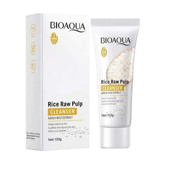 Bioaqua Rice Raw Pulp Facial Cleanser