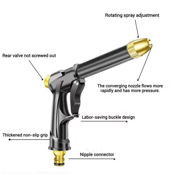 High-pressure Hose Nozzle Gun Set