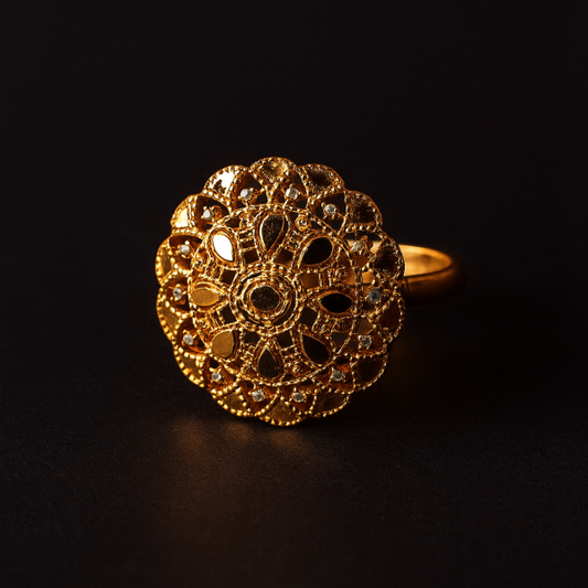 Gold Plated Ring For Ladies