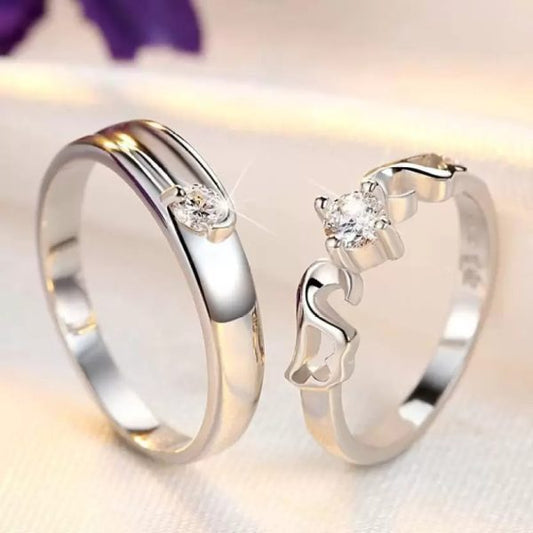 Couple Ring For Engagement And Friendship Gift