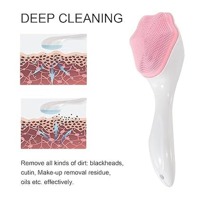 1 Pcs Silicone Face Scrubber