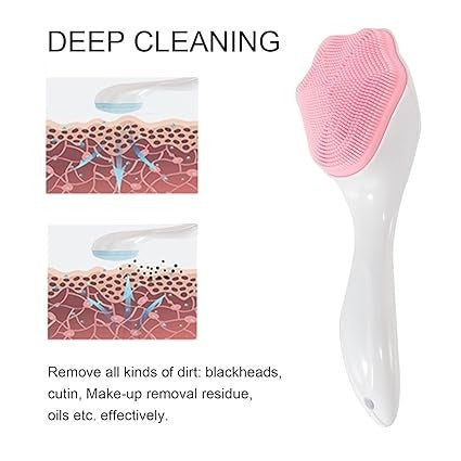 1 Pcs Silicone Face Scrubber