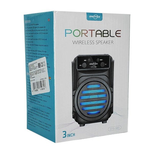 3-inch Bluetooth Speaker With Rgb Lights