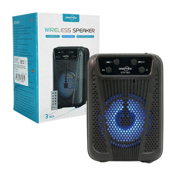3-inch Bluetooth Speaker With Rgb Lights