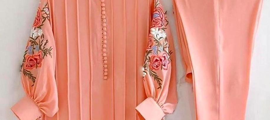 Linen Embroidered Shirt And Trouser