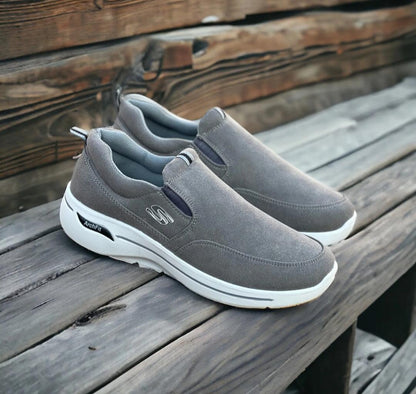 Men's Lightweight Casual Skechers - Gray -