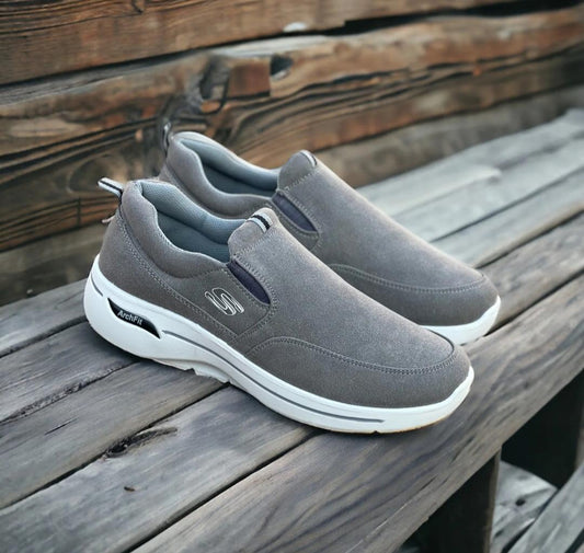 Men's Lightweight Casual Skechers - Gray -