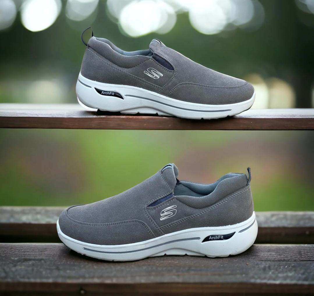 Men's Lightweight Casual Skechers - Gray -