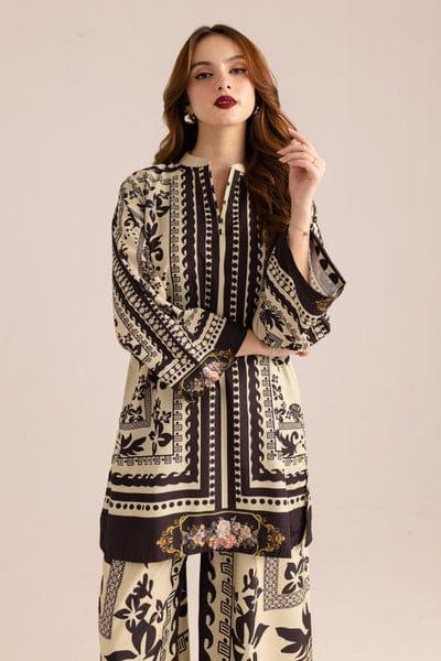 Stitched Swiss Lawn Printed Shirt And Trouser