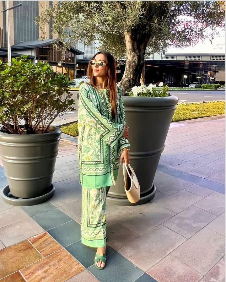 Swiss Lawn Printed Shirt And Trouser