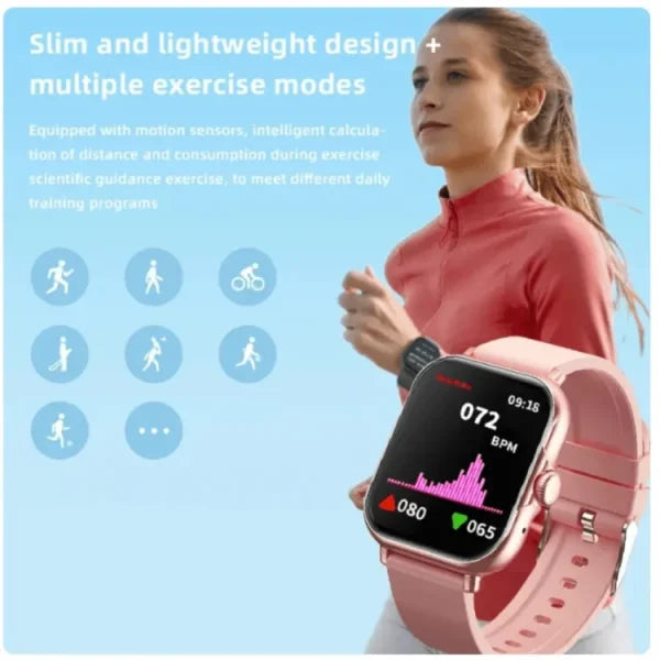 Gift Pack A58 Plus 6 In 1 – Smartwatch For Women