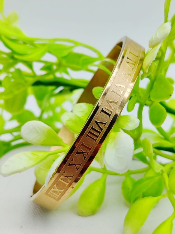 Imported Cartier Roman Numeral Gold Bracelet