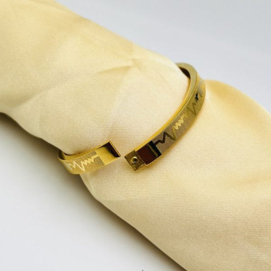 Premium Heartbeat-engraved Adjustable  Bracelets
