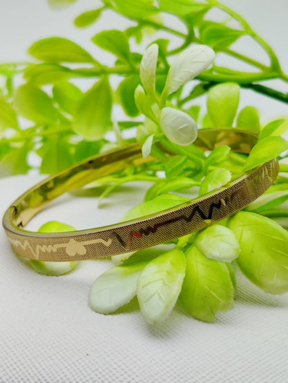 Premium Heartbeat-engraved Adjustable  Bracelets