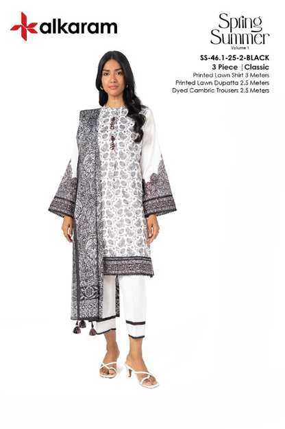 Al Karam 3 Pieces Casual Wear