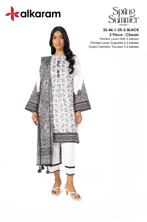 Al Karam 3 Pieces Casual Wear