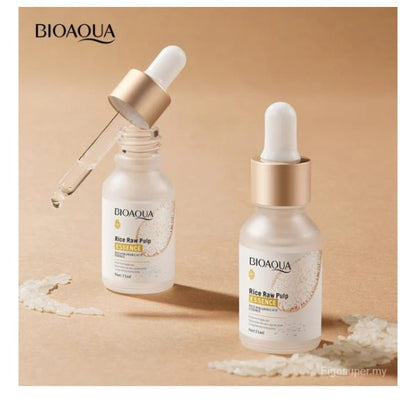 Bioaoua Hyaluronic Acid Rice Raw Pulp Essence Face Serum