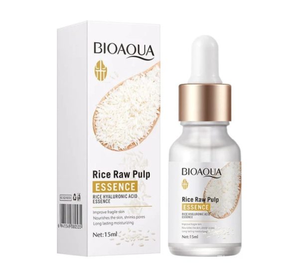 Bioaoua Hyaluronic Acid Rice Raw Pulp Essence Face Serum