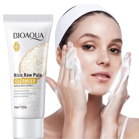 Bioaqua Rice Raw Pulp Facial Cleanser