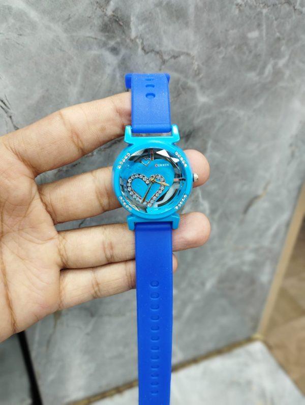 Curren Rubbar Belt Ladies Watch Model Heart – Without Box