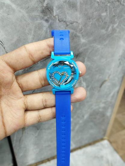 Curren Rubbar Belt Ladies Watch Model Heart – Without Box