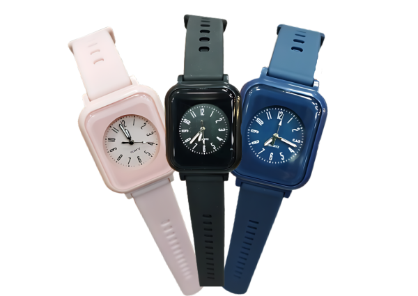 Curren Rubbar Belt Ladies Watch Model Square