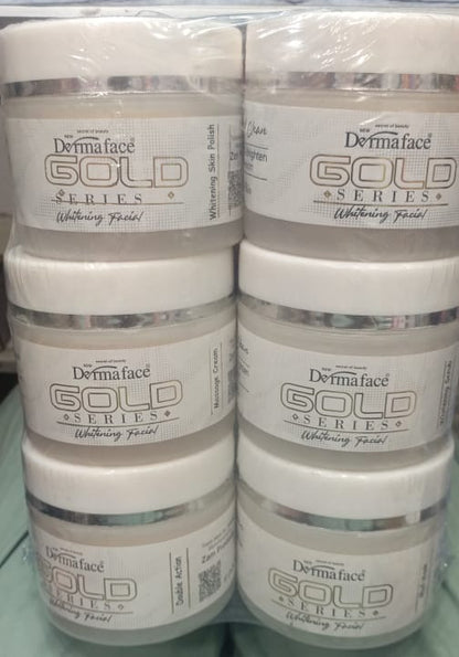 Derma Face Gold Whitening And Glowing Facial Kit
