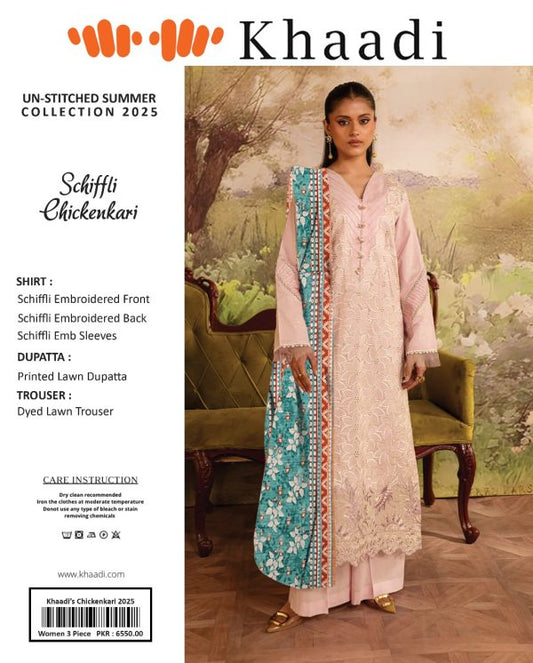 Khaadi Chicken Kari Unstitched Suit