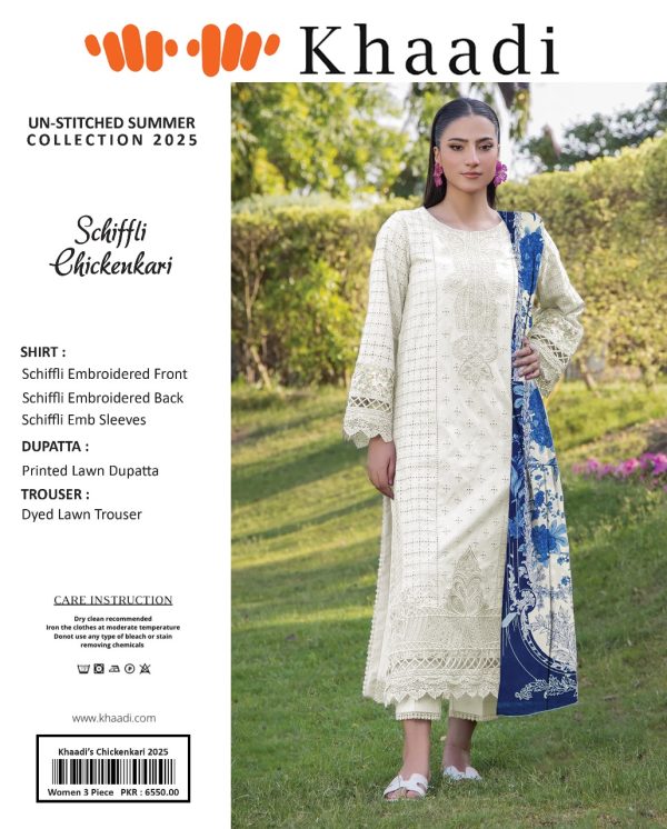 Khaadi Chicken Kari Unstitched Suit