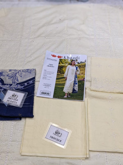 Khaadi Chicken Kari Unstitched Suit