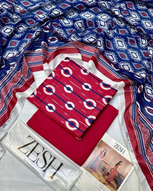 ✨ Zesh ✨ 3 Pieceunstitched Suit