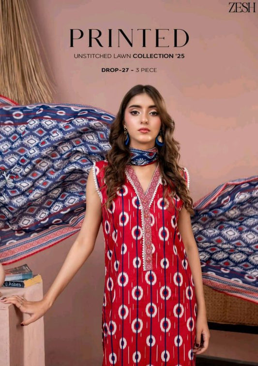 ✨ Zesh ✨ 3 Pieceunstitched Suit