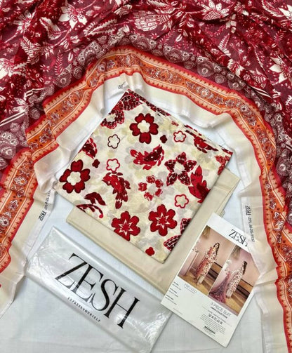 ✨ Zesh ✨ 3 Pieceunstitched Suit