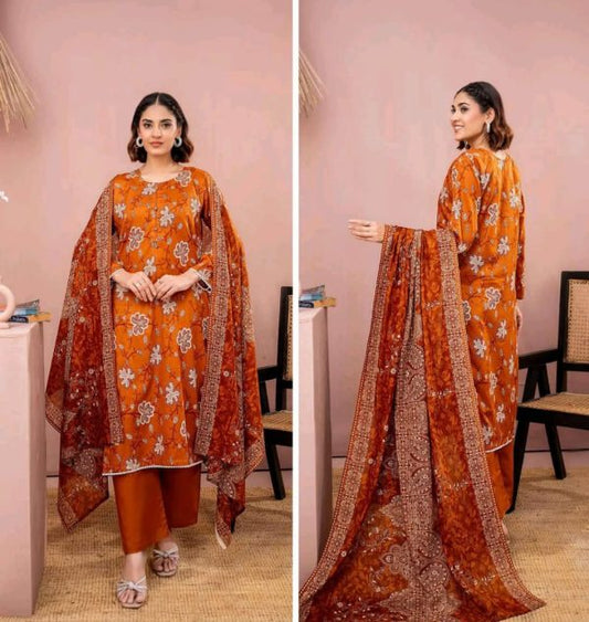 ✨ Zesh ✨ 3 Pieceunstitched Suit