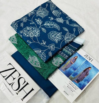 ✨ Zesh ✨ 3 Pieceunstitched Suit