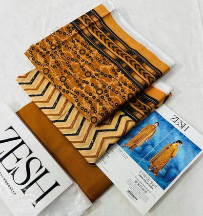✨ Zesh ✨ 3 Pieceunstitched Suit