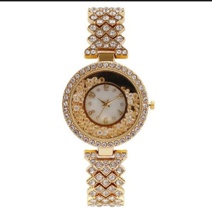 Fashion Watch Popular Fashion Diamond Women’s Watch Quartz Leisure