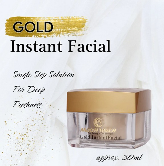 Gold Facial Single Step Solution For Deep Freshness