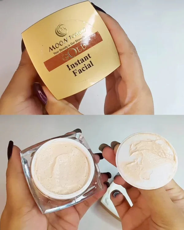 Gold Facial Single Step Solution For Deep Freshness