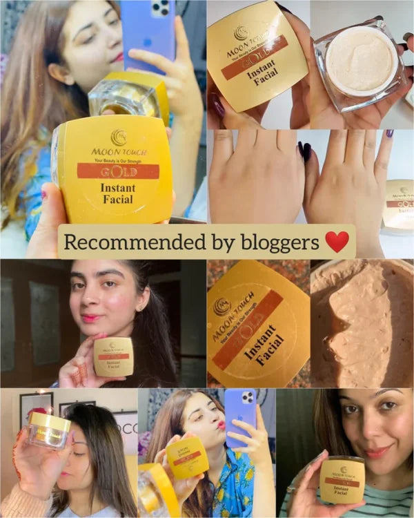 Gold Facial Single Step Solution For Deep Freshness