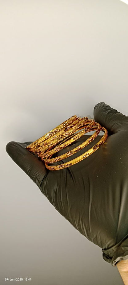 Gold Plated Bangles