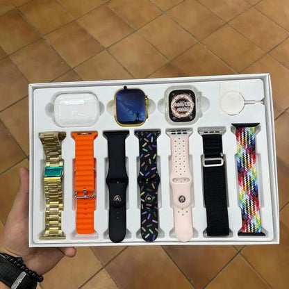 I20 Ultra Max Suit Smart Watch 10 In 1 Box with Airpods2