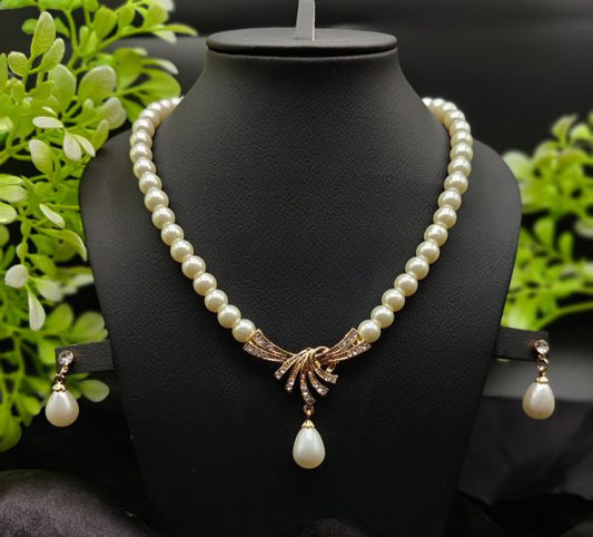 Imported Timeless Pearl Necklace Set