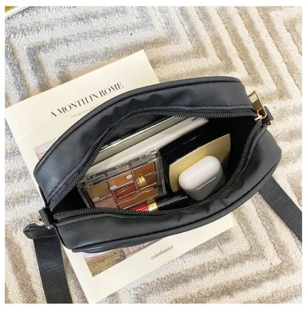 Leather Square Shoulder Bag