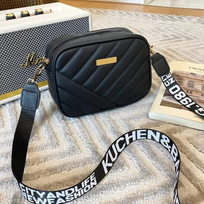 Leather Square Shoulder Bag