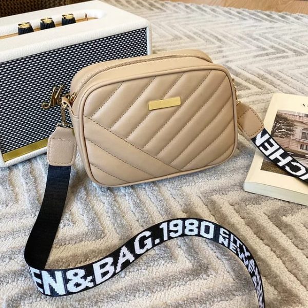 Leather Square Shoulder Bag