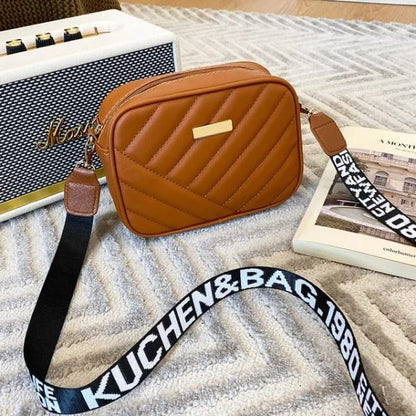 Leather Square Shoulder Bag