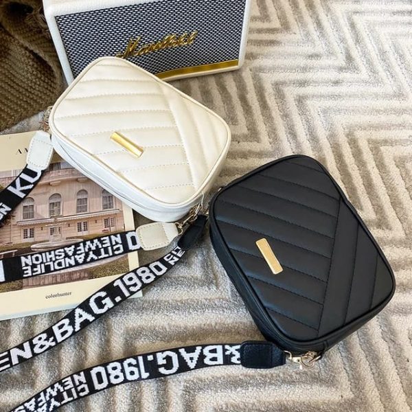Leather Square Shoulder Bag