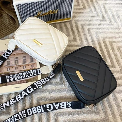 Leather Square Shoulder Bag