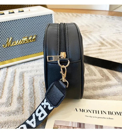 Leather Square Shoulder Bag